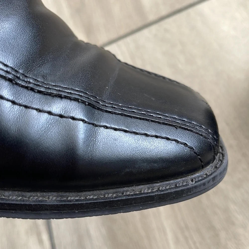 Smart Fit Boys Black Dress Shoes Size 2.5